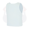 HL14945White Women White Tactical Style leather Vest for Biker club