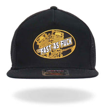 GSH2047 Hot Leathers Black Fast As Fuck Snapback - HighwayLeather