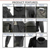 Buffalo Leather Gear men's black ACE motorcycle jacket with advanced leather construction and CE armor for protection.