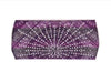 Milwaukee Leather purple Lycra jersey headband with classic bandana design, shown flat with vibrant purple color and soft stretch fabric.