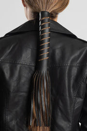 38031 Wrap Cut Outs & Fringe Hair GloveÂ® - HighwayLeather
