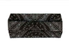 Milwaukee Leather black lycra jersey headband with classic bandana style, stretchy and comfortable for casual wear.