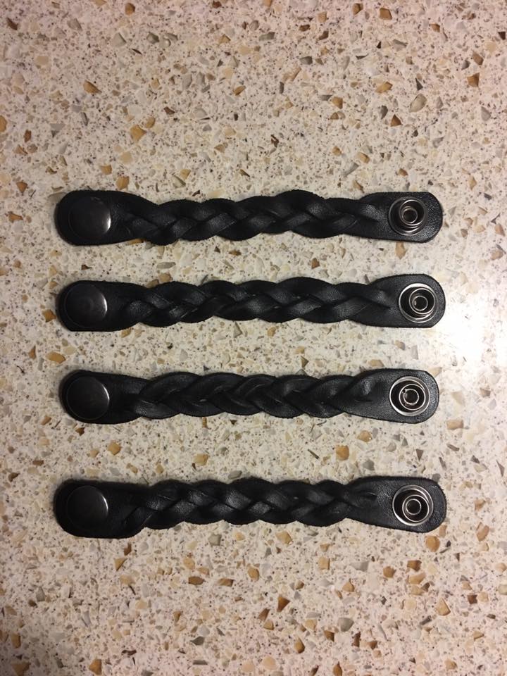 Vest Extenders Mystery Braid Handcrafted (SET OF 04) - HighwayLeather