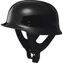 Closeout-Fly Racing 9mm Flat Black Half Helmet - HighwayLeather