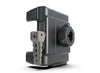 Ciro black cup and phone holder mount with perch attachment by Drag Specialties, designed for motorcycle handlebars.