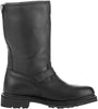 XBM1440  Men's 'The Classic' Black Engineer Motorcycle Leather Boots