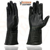 Men's Light Lined Gauntlet Gloves w/ Wrist Strap