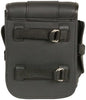 Small Cruiser Style Turn Clasp & Zipper Sissy Bar Bag (18X11X4.5)