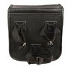 Small PVC studded biker bag by HighwayLeather, 9x9x4.5 inches, featuring durable material and stylish studded design.