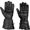 Dynamicleather men's leather gloves with smooth black leather and detailed stitching for a stylish, fitted look.