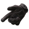 Milwaukee Leather MG7516 Men's Black Leather ’I - Touchscreen Compatible’ Gel Palm Motorcycle Hand Gloves W/ Flex Knuckles