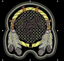 ML188861 BLACK EAGLE WITH WINGS Patch - HighwayLeather