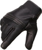 Milwaukee Leather MG7517 Men's Black Leather Mesh Gel Palm Motorcycle Hand Gloves W/ Rubberized Flex Knuckles