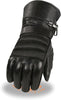 Men's Leather Gauntlet Gloves w/ Rain Mitton, Suede Palm