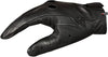 Men's leather gloves by DynamicLeather, showing black genuine leather gloves with detailed stitching and a snug fit.