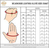 HighwayLeather men's leather riding glove with stretch knuckles and touchscreen fingertips, designed for motorcycle riding.