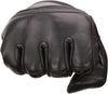 Men's leather riding gloves with stretch knuckles and i-touch fingertips, HighwayLeather riding gloves for men.