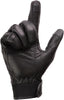 Milwaukee Leather MG7525 Men's Black Leather i-Touch Screen Compatible Gel Palm Motorcycle Hand Gloves W/ Flex Knuckle