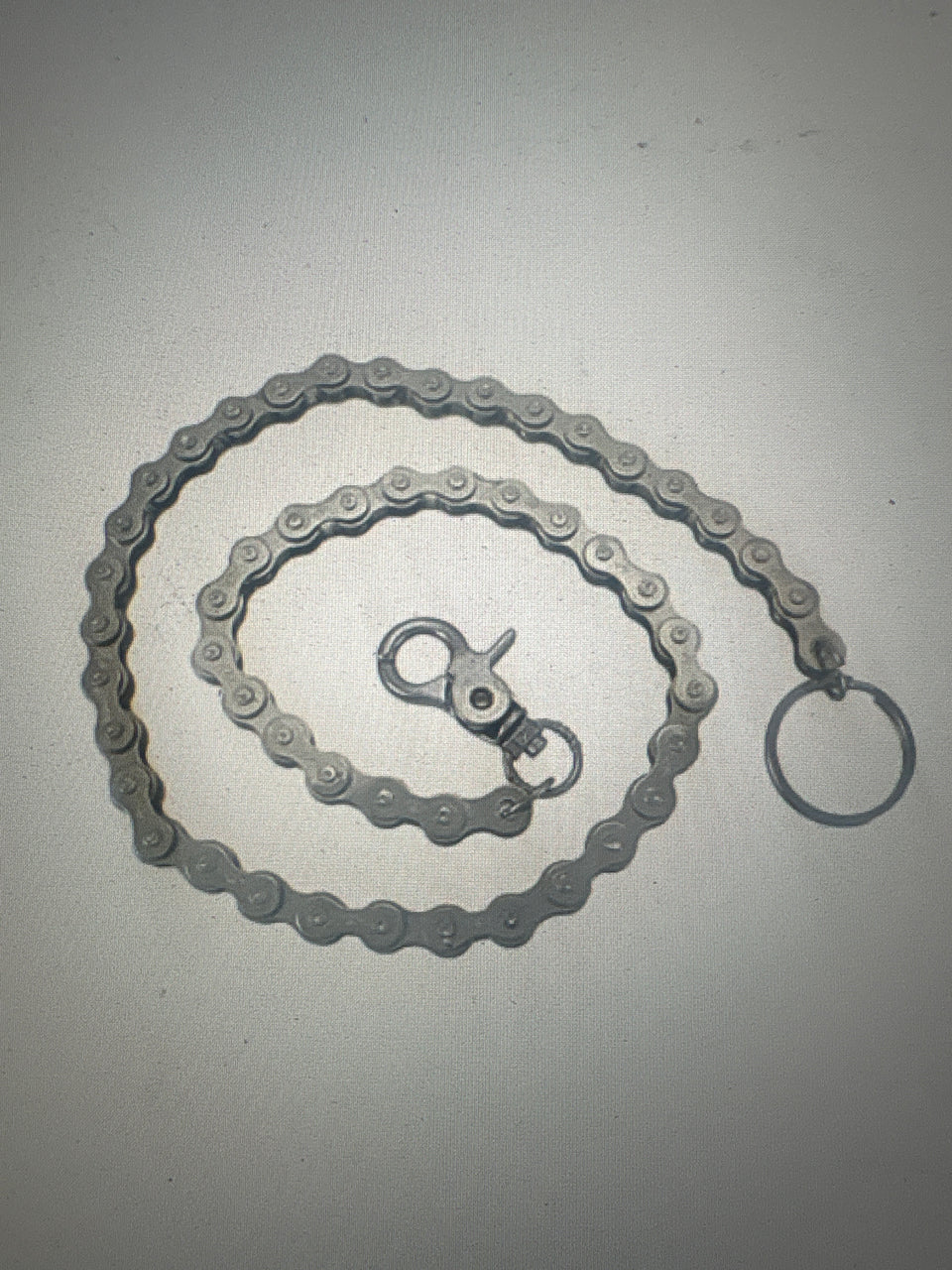HL77498 Bicycle Links Chain for Biker Wallet in Silver (Chrome Color)