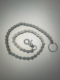 HL77498 Bicycle Links Chain for Biker Wallet in Silver (Chrome Color)