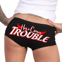 PTB7552 Here Comes Trouble Boy Shorts - HighwayLeather