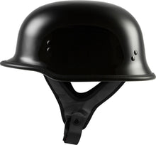 Highway 21 9MM Matte Black German Beanie Helmet 2X - HighwayLeather