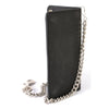 Milwaukee Leather MLW7892 men's 7-inch leather bi-fold biker wallet with multiple card slots and stainless steel chain attachment.