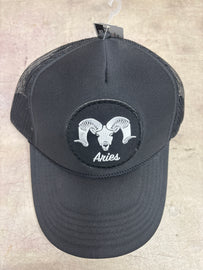 GSH7109 Aries Zodiac Trucker Hat - HighwayLeather