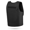 Buffalo Leather Gear men's tactical airsoft vest with security, police, FBI patches, and adjustable straps for airsoft gaming.