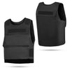 Buffalo Leather Gear men's tactical airsoft vest with police, FBI, and security markings, designed for airsoft gaming and tactical use.