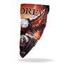 Hot Leathers Storm Cloud Eagle face and neck warmer, soft safety wrap with eagle face design for cold weather protection.