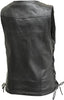 FIL576BLACK | Cindy - Women's Motorcycle Leather Vest - HighwayLeather