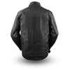 FIM403ES | Milestone - Men's Motorcycle Leather Shirt - HighwayLeather