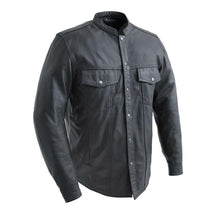 FIM404ES | Vigilante - Men's Motorcycle Leather Shirt - HighwayLeather