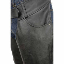 HL12836 Classic Leather Chap Design with Jean Pocket - HighwayLeather
