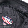 Men's Hot Leathers USA made premium leather motorcycle biker racer jacket with classic design and sturdy construction.