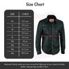 HL10403BLACK Leather motorcycle lightweight shirt - western biker club soft leather shirt