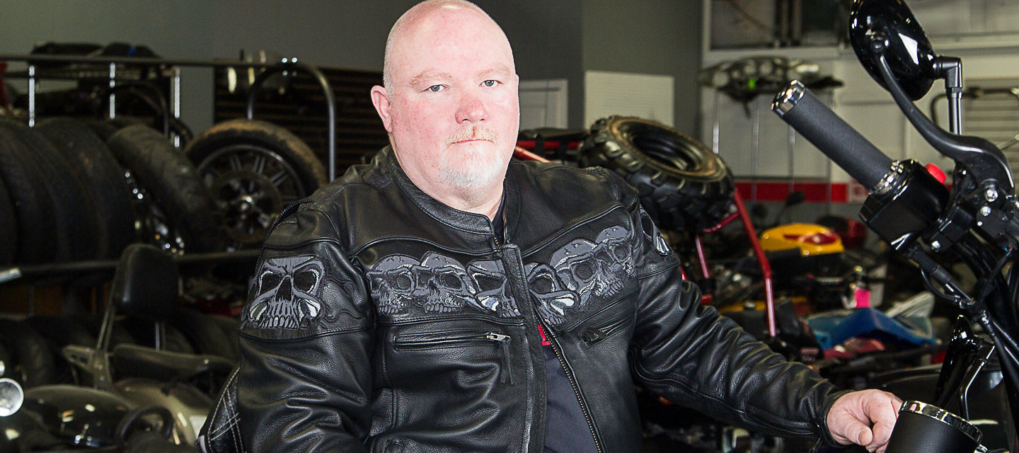 Motorcycle leather jacket, leather mc jacket, biker leather jacket, 