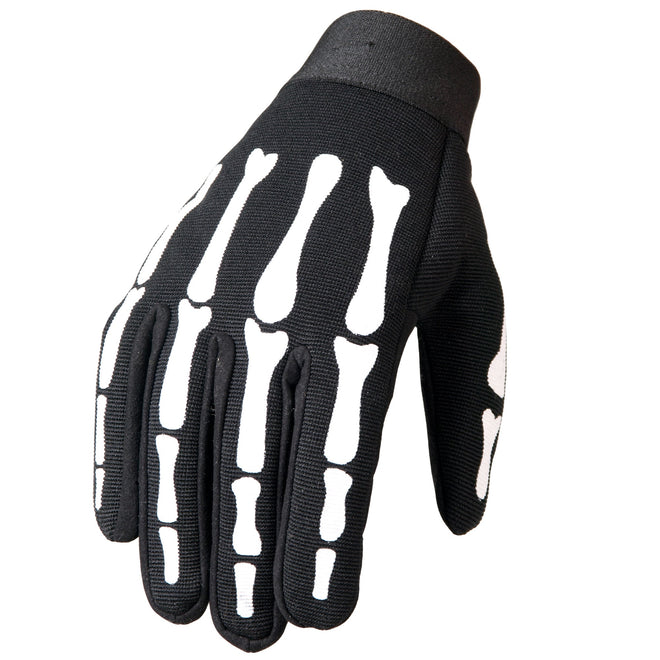 Hot Leathers GVM2007 Skeleton Mechanics Gloves, durable mechanic gloves with skeleton design, suitable for motorcycle and work use.