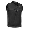 HL21902MESH Men black Mesh vest. - HighwayLeather