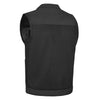 HL21902MESH Men black Mesh vest. - HighwayLeather