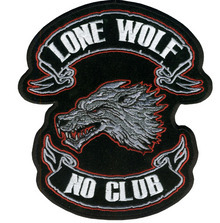 PATCH  LONE WOLF 4"-PPA2222 : 4W 4H - HighwayLeather