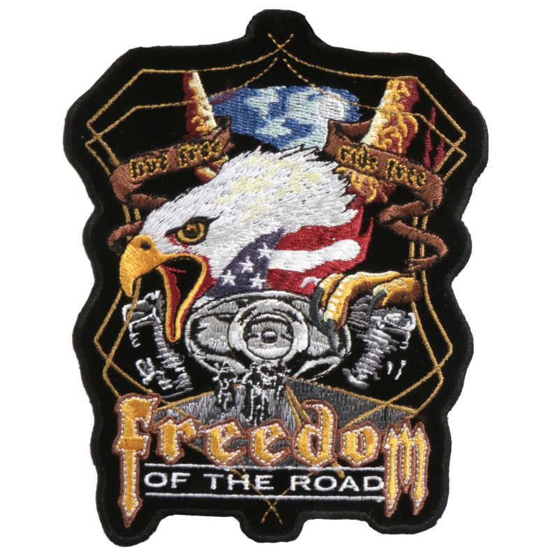 PATCH MIDNIGHT EAGLE 5"-PPA3950 : 5W 6H - HighwayLeather