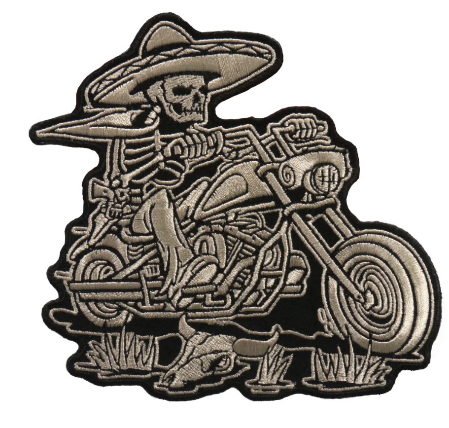PATCH MEXICALI BIKER 5"-PPA6823 : 5W 5H - HighwayLeather