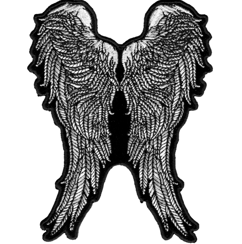 PATCH ANGEL ROSES 4"-PPA8273 : 4"X5" - HighwayLeather