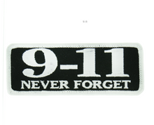 PATCH 9-11 NEVER FORGET-PPL9214 : 4W 2H - HighwayLeather