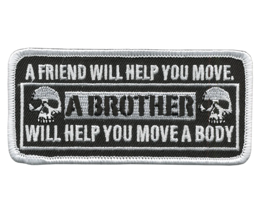 PATCH FRIEND WILL HELP-PPL9256 : 4W 2H - HighwayLeather