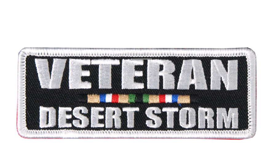 PATCH VETERAN DESERT STORM-PPL9285 : 4W 2H - HighwayLeather