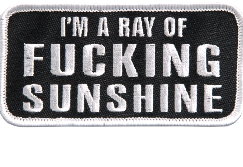 PATCH I'M A RAY OF FUCKING SUN-PPL9404 : 4W 2H - HighwayLeather