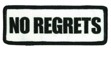 PATCH NO REGRETS-PPL9690 : 4"X2" - HighwayLeather